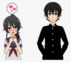 Kisekae And Chan Exports By Natsune Squirrel - Senpai Yandere Simulator Transparent