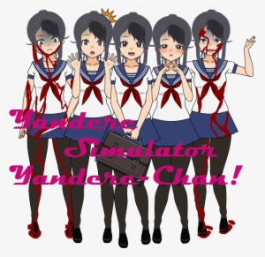 Io Yandere Simulator Clothing Red Cartoon Anime Fashion - Yandere Simulator