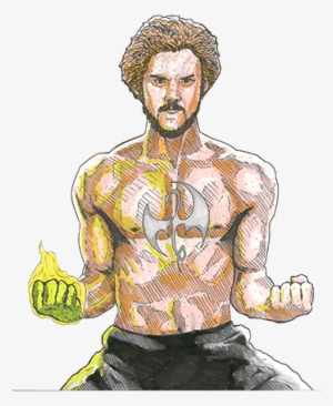 Iron Fist, Murray Lewis - Iron Fist Logo Drawing