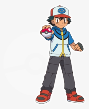 Ash Embarks On His Journey From Pallet Town As A Trainer - Ash Ketchum Pokemon Black And White