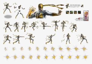 Click For Full Sized Image Iron Fist - Marvel Avenger Alliance Sprite Sheet