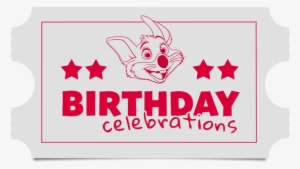 Birthdays - Ticket Chuck E Cheese