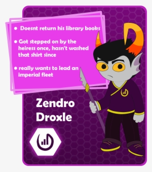 Wrow A Violet - Cartoon