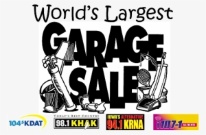 Garage Sale Sign Black And White