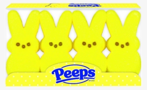 Peeps Yellow Marshmallow Bunnies 4 Pack - Peeps Marshmallow Bunnies