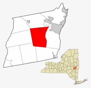 Location In Albany County And The State Of New York - Map Of New York