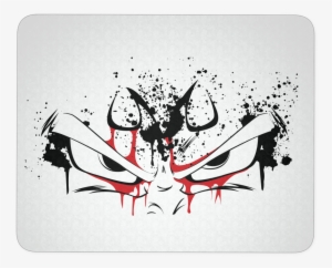 Super Saiyan Majin Vegeta Eyes Mouse Pad - Vegeta