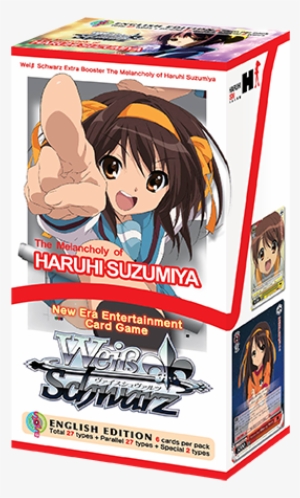Weiss Schwarz Melancholy Of Haruhi Suzumiya Extra Booster