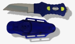 Angled Dive Knife With Hard Case - Dris Dive Gear Angled Dive Knife With Hard Case