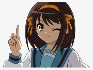 Image - Haruhi Suzumiya Face Transparent