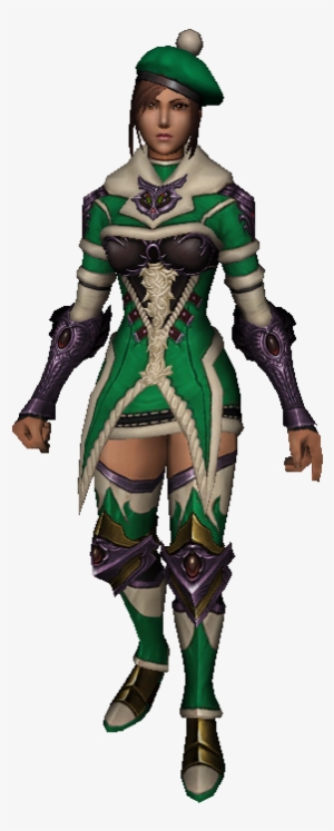 Warrior Green Festive Robe - Cosplay