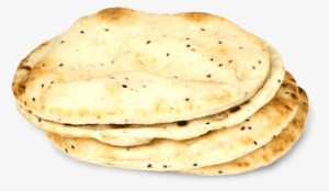 Naan Bread White Background