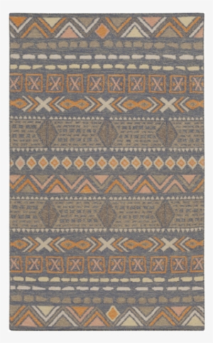 Surya Nomad Nod-107 Area Rug - Rugman Indian Modern Grey Rectangle 5x7 Ft Wool Carpet