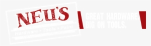 Neu's Hardware Tools Paint - Logo