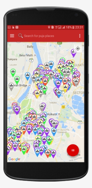 Puja Darshan Map View - Pandal