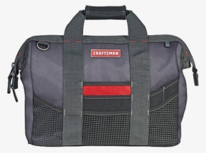 Custom Leather Big Mouth Tool Bag - Portable Products Inc. 81028 Craftsman Large Mouth