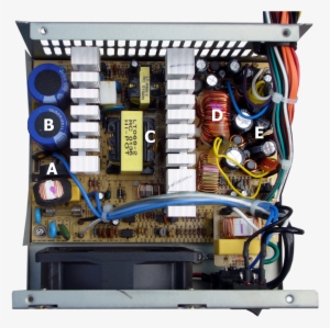 Atx Power Supply Interior-1000px Transparent - Switched Mode Power Supply