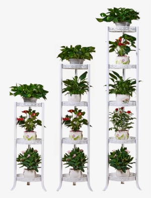 Wrought Iron Flower Stand Floor Flower Pot Holder European