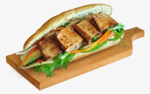 Grilled Tofu - Veggie Banh Mi Transparent