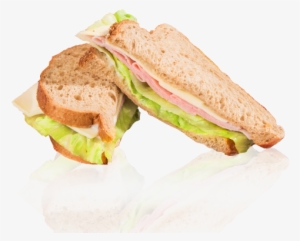 Ham And Cheese - Ham And Cheese Sandwich With Lettuce