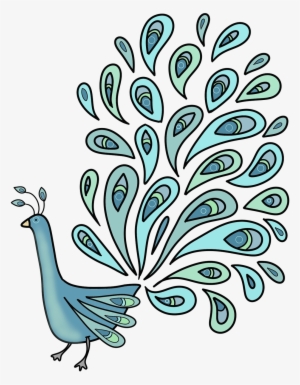 Single Peacock Feathers Png Download - Peafowl