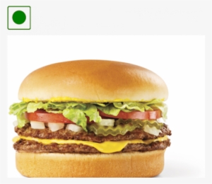 Banner Transparent Library Veg Burger - Double Meat Whataburger Cheese