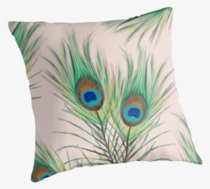 Free Single Peacock Feathers Png - Einzigartiger Pfau Versieht Muster Mit Federn Kissen