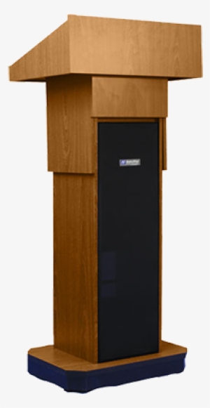 S505a Executive Adjustable Sound Column Podium With - Amplivox Wireless Executive Sound Column Lectern, Oak
