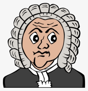 Clip Free Bach Cartoon Bust Clip Art At Clker - Johann Sebastian Bach Cartoon