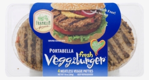 Franklin Farms Veggieburger, Fresh, Portabella - 4