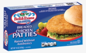 More Views - Chicken Burger Breaded Uncooked