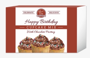 Happy Birthday Cupcake Mix W/ Chocolate Frosting