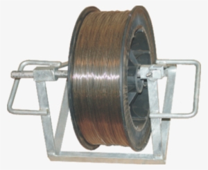 Galvanized Braided Wire Reel Holder - Wire