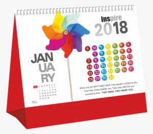2018 Table Calendars - Table Calendar 2018 Png