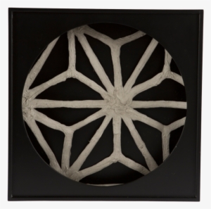 Gold Leaf Design Jali Handmade Paper Shadow Box Art - Gold Leaf 12" Shadow Box 'jali Paper' - Set Of 2