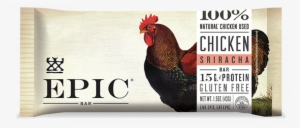 Chickensriracha Bar - Epic Provisions Chicken Sriracha Bar - 1.5 Oz.