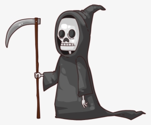 Cute Grim Reaper Cartoon