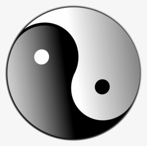Yin Yang Logo - White And Black Yin Yang Png