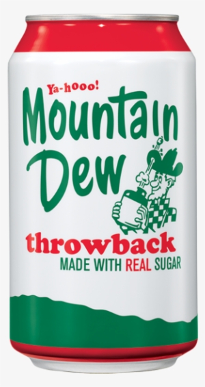 Made With Real Sugar - Mountain Dew Soda, Throwback - 12 Fl Oz