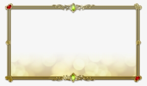 Golden Frame Png Clipart Picture Frames Clip Art - Frame Gold Border Png Hd