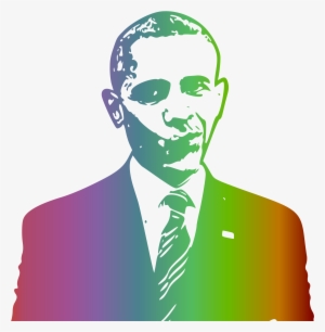 This Free Icons Png Design Of Obama Rainbow Pride