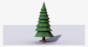 Pine Tree 10 - Low Poly Group Of Tree Png