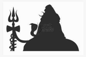 Silhouette Lord Shiva Graphics Art - Kachnarcity