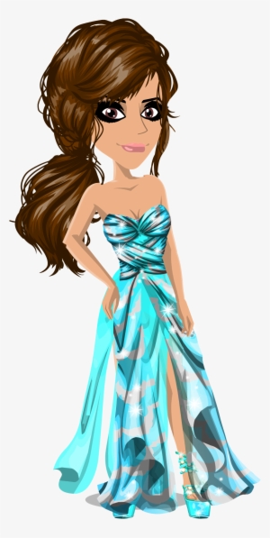 Msp Ocean Queen - Movie Star Planet Girl In A Dress