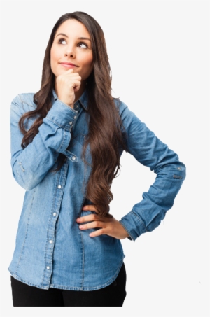 Thinking Woman Png Hd - Thinking Women Png