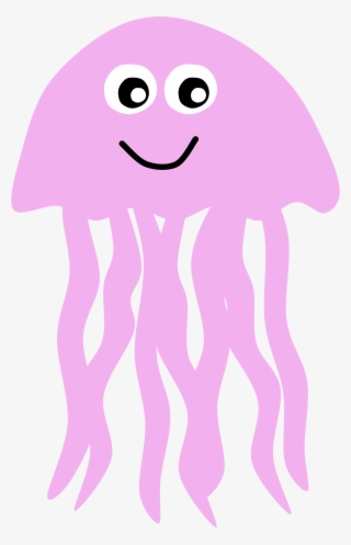 Jelly Clipart Blue Jellyfish - Cartoon Jellyfish Transparent