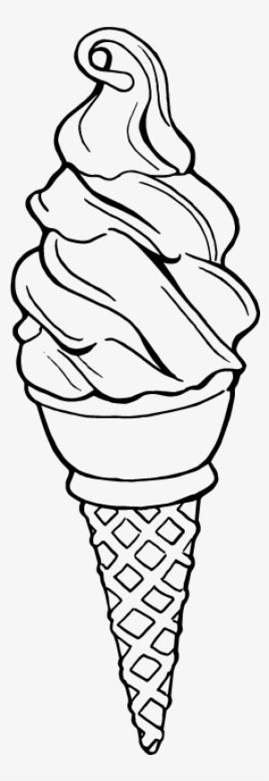Color Ice Cream Cones With Rb Resident Artist Kelly - Ice Cream Black And White