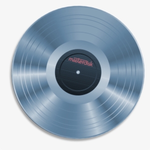Masterdisk Blue Record Transparent - Portable Network Graphics