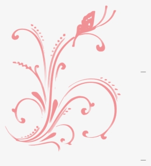 Coral Swirl Floral Clip Art At Clker - Coral Vector Png Design