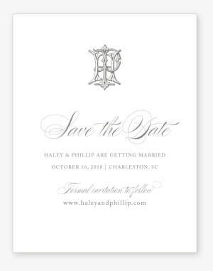 Save The Date - Calligraphy